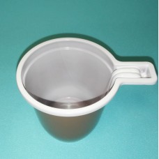 Чашка кофейная 200мл 50шт/уп (1500) бело-коричневая